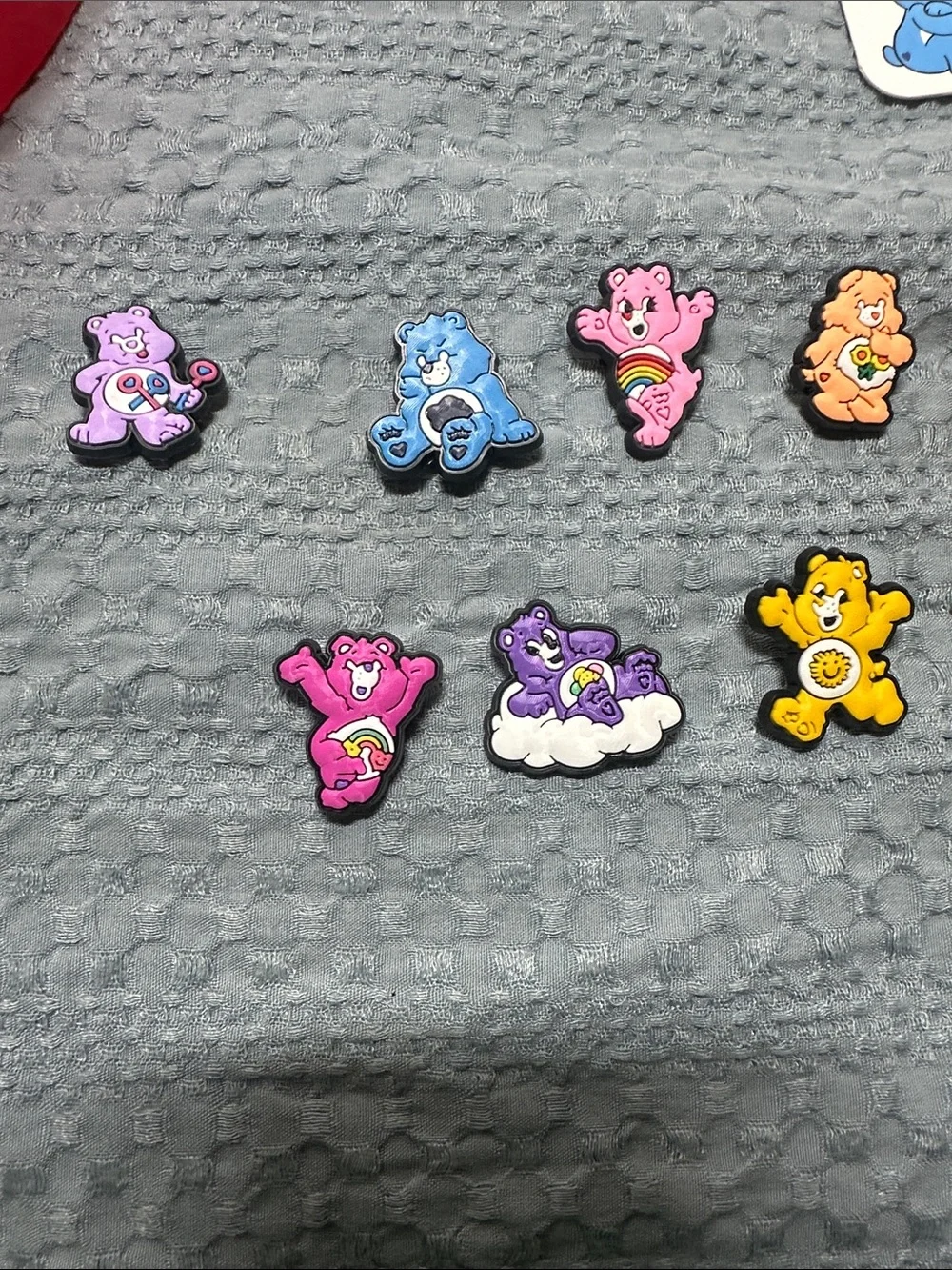 Care Bears Crocs Charms Lot - Multicolor Small Icons NWT